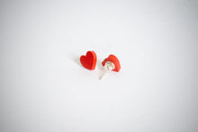 Load image into Gallery viewer, Article Wear Red Unisex Stud Earrings