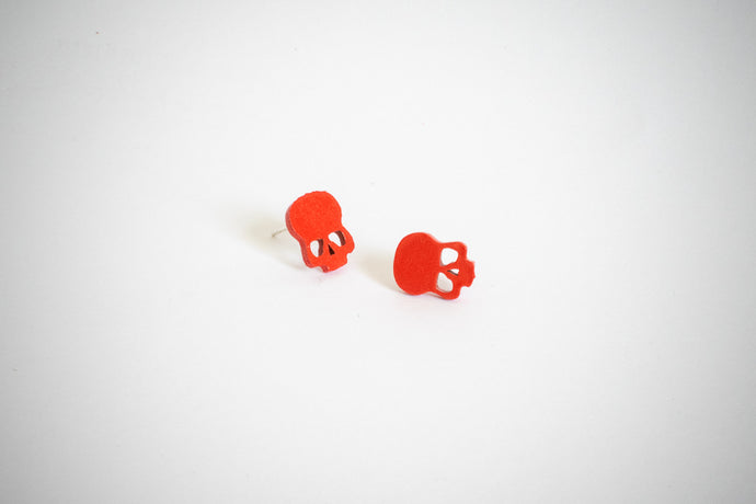 Article Wear Red Unisex Stud Earrings