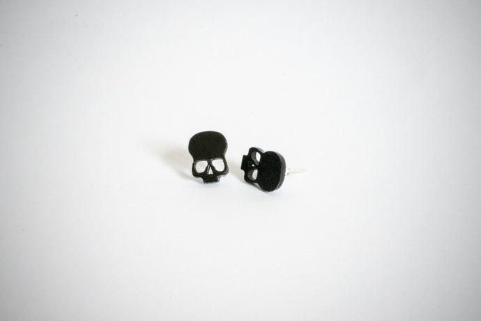 Article Wear Black Unisex Stud Earrings