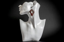 Load image into Gallery viewer, Article Wear Dark Wooden Earrings